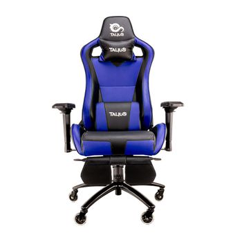 Silla Gaming Talius Caiman V2 Negra/azul, Reposapies, 4d, Frog