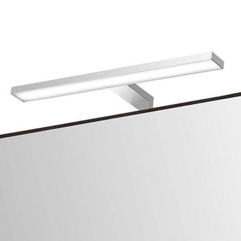 Aplique Led De Baño 45 Cm Urban 10w Acabado Cromo Brillo 4000 K Fabricado En Abs