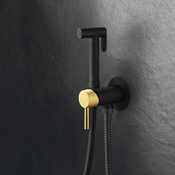 Grifo de bidet empotrado ORANI redondo negro mate – Entorno Baño