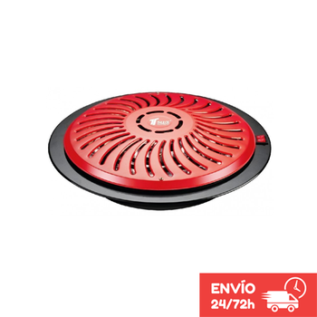 Brasero Eléctrico para Mesa y Camilla de Metal Rojo Raydan Home Brasero  Eléctrico Interior Bajo Consumo