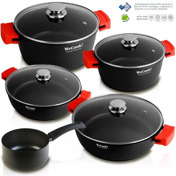 Bateria De Cocina Juego De Ollas 12pzs Piezas Royalty+line Induccion Gas  Vitro con Ofertas en Carrefour