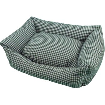 Cama Cuna Cuadrada Vichy T1 50x40 Verde