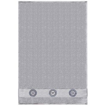 Toalla 100 X 150 Cm Gris 100% Algodón Versace 19v69 Abbigliamento Sportivo Srl