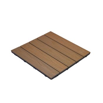 Pack 4 Baldosas De Composite Durafloor 50x50 Dioco Teka Encapsulada