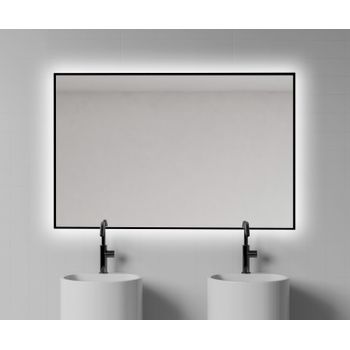 Bathstage 67663 B-951 H/v Espejo Reversible 80x100 Cm Marco Aluminio Negro