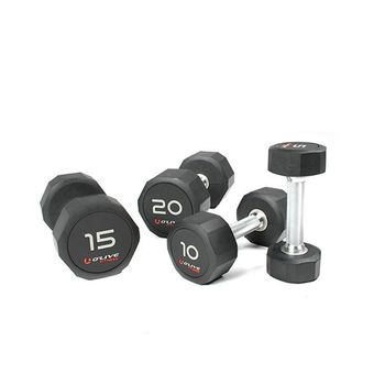 Mancuernas Pesas De Disco 10kg + 10kg 20kg Total Fitness Musculación  Gimnasio Pesos Metal con Ofertas en Carrefour