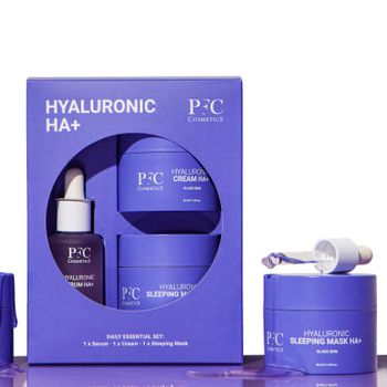 Pack Facial  Hidratación Mujer En 3 Pasos: Contiene Serum, Crema De Día Y Crema De Noche Con hialurónico 