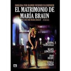 El Matrimonio De Maria Braun (dvd)