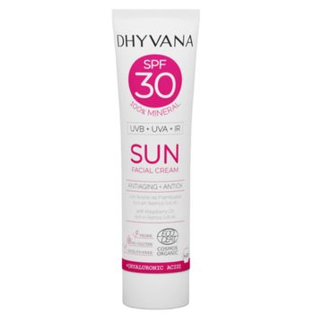 Solar Spf30 Sun Con Ácido Hialurónico Dhyanva 50ml. Eco