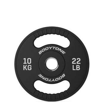 Disco Olímpico De Uretano De 10 Kg (50mm) Bodytone
