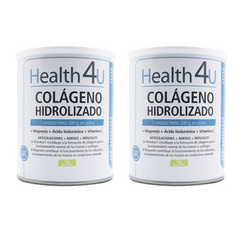 Pack 2  Colágeno Hidrolizado En Polvo 200 G  Health4u