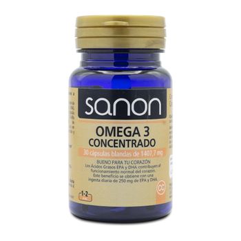 Omega 3 Concentrado 30 Cápsulas Blandas Sanon
