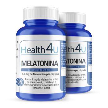 Pack 2  Melatonina 30 Cápsulas  Health4u