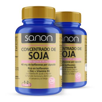 Pack 2  Concentrado De Soja Rico En Isoflavonas 100 Cápsulas  Sanon