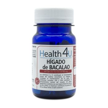 Hígado De Bacalao 60 Cápsulas Blandas Health4u