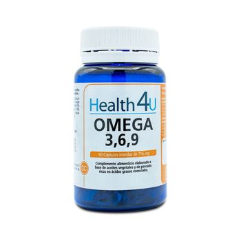 Omega 3,6,9 60 Cápsulas Blandas Health4u