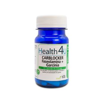 Carblocker Faseolamina + Garcinia 30 Cápsulas Health4u