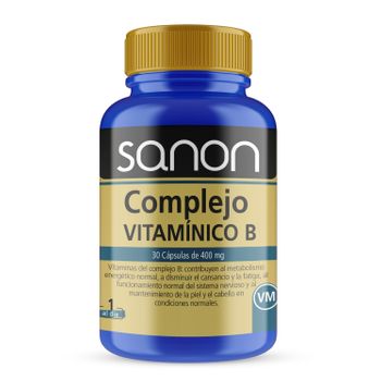 Complejo Vitamínico B 30 Cápsulas Sanon