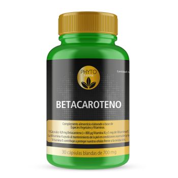 Betacaroteno 30 Cápsulas Blandas Phytofarma