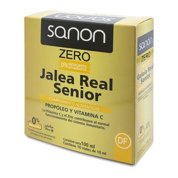 Jalea Real Senior Zero 10 Ampollas De 10 Ml Sanon