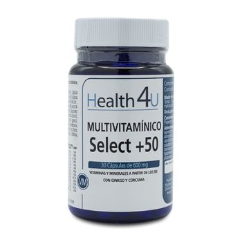 Multivitamínico Select +50 30 Cápsulas Health4u