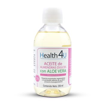 Aceite De Almendras Con Aloe Vera 250 Ml Health4u