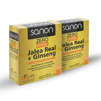 Jalea Real Con Ginseng 2x10 Ampollas Sanon