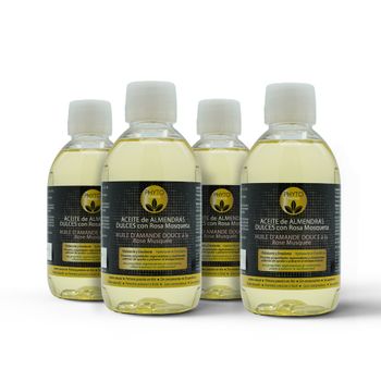 Aceite De Almendras Con Rosa Mosqueta 250 Ml Fr Pack 4 Phytofarma