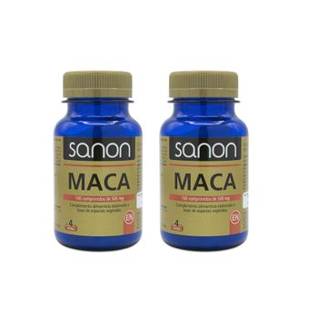 Pack 2  Maca 100 Comprimidos  Sanon