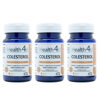 Pack 3  Colesterol 30 Cápsulas  Health4u