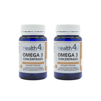 Pack 2  Omega 3 Concentrado 30 Cápsulas Blandas  Health4u