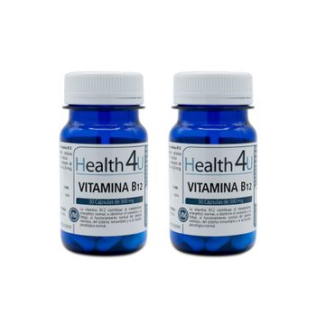 Pack 2  Vitamina B12 30 Cápsulas  Health4u