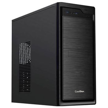 Caja Semitorre/atx Coolbox F800 500w Usb3.0 Negra