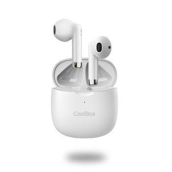 Coolbox Tws-01 Auriculares Bluetooth 5.1 + Edr Blancos