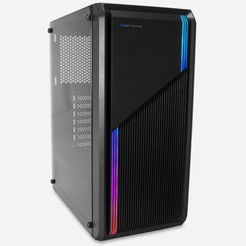 Caja Para Pc Atx/microatx Deepgaming A230 Con 13 Modos De Iluminación Rgb, Ventana Lateral