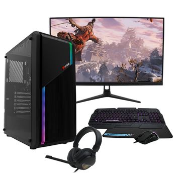 Pc Gaming Completo Nexus Ryzen5-5600g/16gb/vega 7/1tb Ssd/monitor 27" Qhd Hdr/setup Gamer