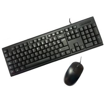 Kit Teclado + Ratón Usb Pc Case (membrana)