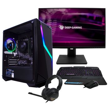 Pc Gaming Deepgaming Antrax-l I5-9400f, 16gb Ram, Ssd240gb + 1tb Hdd, Gtx1650, W10 Pro Preinstalado