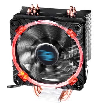 Refrigerador Cpu Multizocalo Coolbox Cyclone Led 4heatpipes