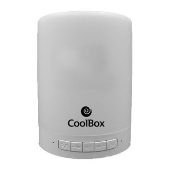 Coolbox Lámpara Táctil Con Altavoz Bluetooth Coo-btaled-r1