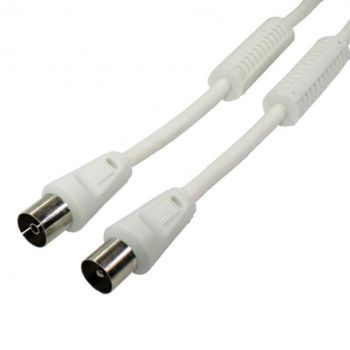 Cable De Antena Dcu Tv M-h Blanco (3 M)