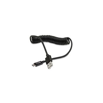 Cable Dcu 30402040 Tipo A-tipo C 1.5m Rizado Negro