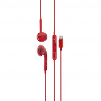 Auricular Para Iphone/ipad Estéreo Dcu Tecnologic Rojo