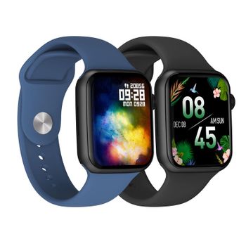 Smartwatch  Dcu Colorful 2 Negro+azul Marino 1.91