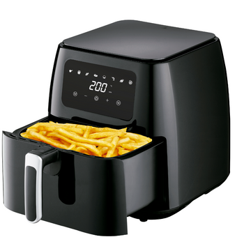 Freidora sin aceite - AIGOSTAR 810178N, 1500 W, Negro