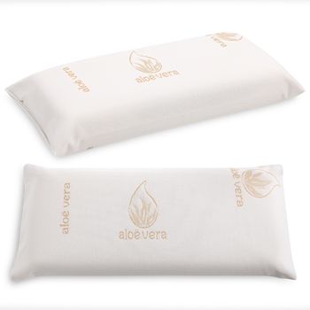 Conjunto De 2 Almohadas Blancas 40 X 80 Cm Khartaphu con Ofertas en  Carrefour