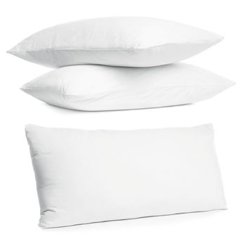 Almohada De Fibra Resinada, Medida: 75 Cm, Hipoalergénica, Tratamiento  Antiácaros Y Antibacterias, Sensación Tacto Extra Suave con Ofertas en  Carrefour