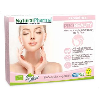 Probiótico Ecológico Probeauty. 30 Cápsulas. Natural Pharma Labs. Cuidado De La Piel. Antioxidante