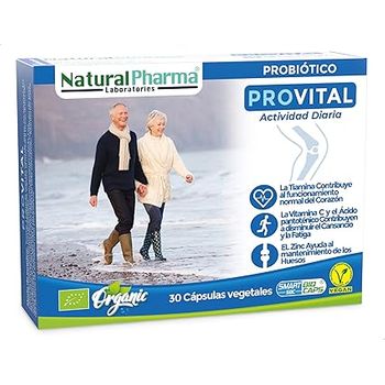 Probiótico Ecológico Provital. 30 Cápsulas. Natural Pharma Labs. Madurez Activa Y Saludable