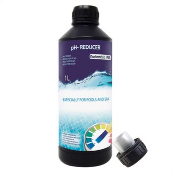 Reductor De Ph 1 L Para Piscina Y Spa. Nortembio. Mejora La Calidad Del Agua. Regulador De Ph 100% Natural